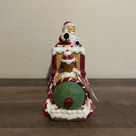 Sugarplum Dreams Gingerbread Santa Train Car Musical Light Up Christmas Decor - Picture 6 of 9